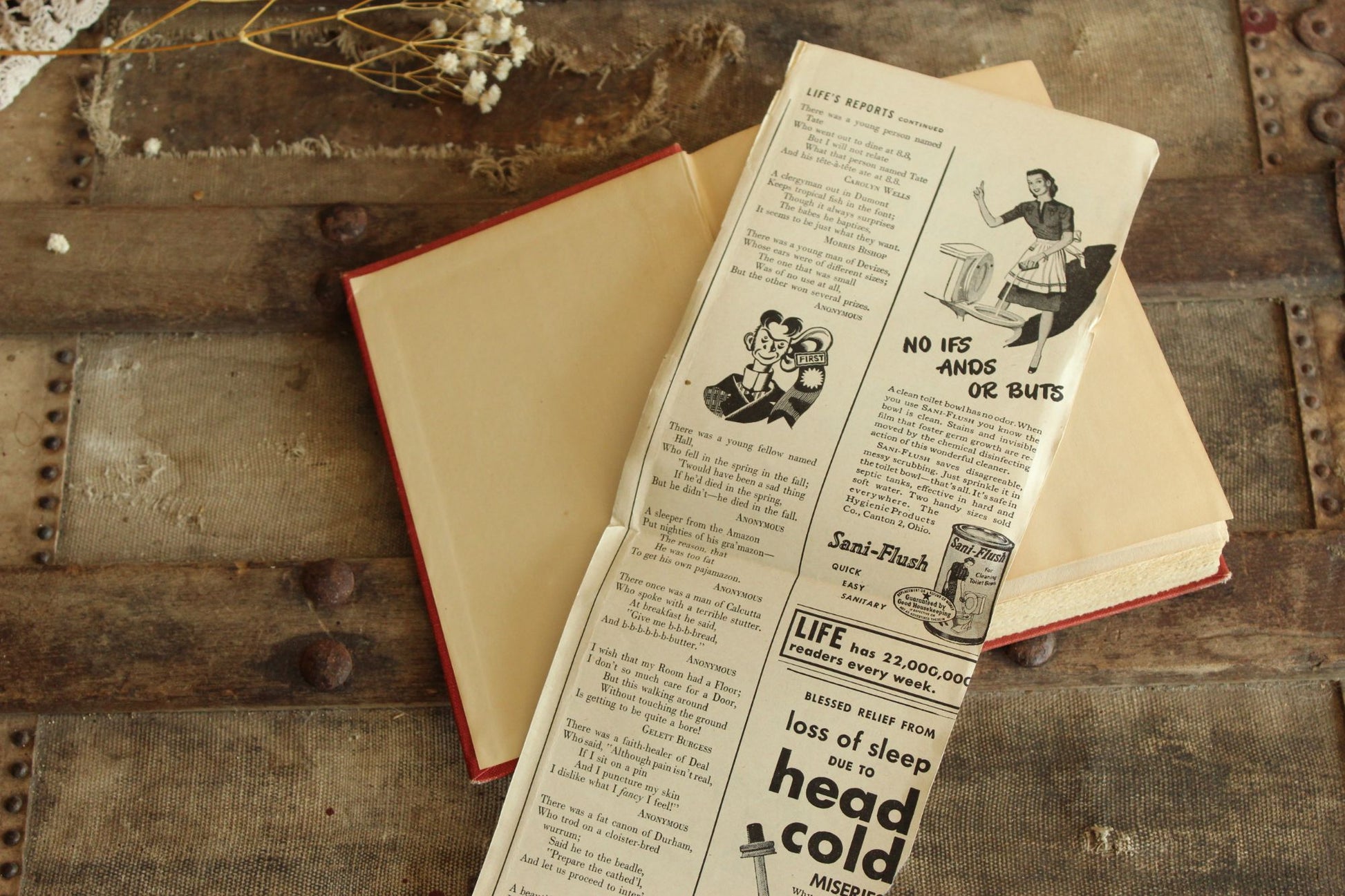 Vintage 1900s Book, A Book of American Humorous Verse, Poetry, Duffield & Company