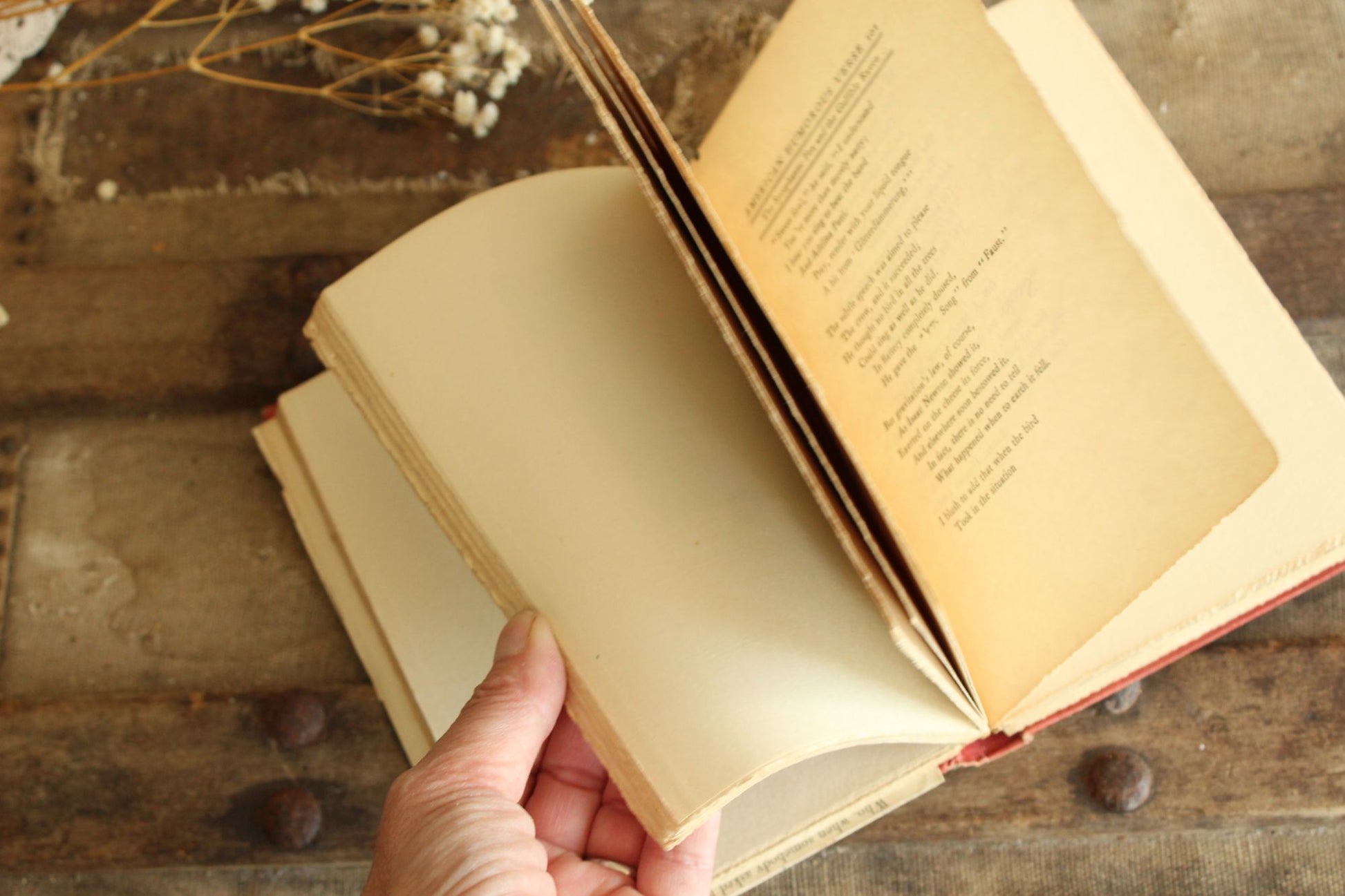 Vintage 1900s Book, A Book of American Humorous Verse, Poetry, Duffield & Company