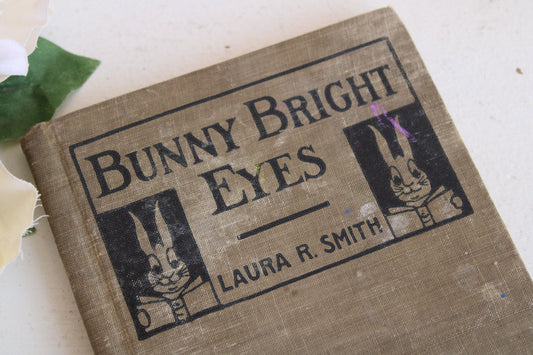 Vintage 1920s Book, "Bunny Bright Eyes" Laura R Smith, Illustrated, Children's Fiction