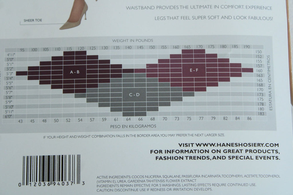 Vintage 1990s 2000s Pantyhose, New Hanes Barely Black, Size A-B