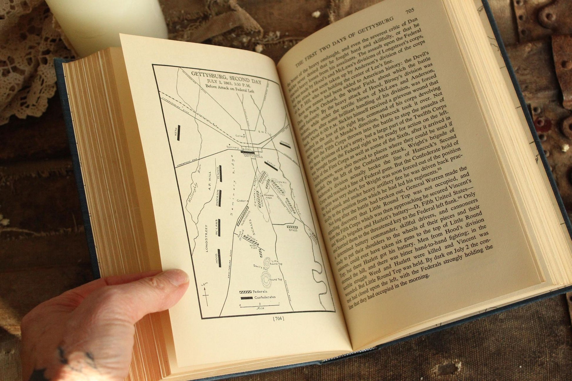 Vintage 1940s Book, "Lincoln Finds a General, Volume Two" First Edition, Kenneth Williams