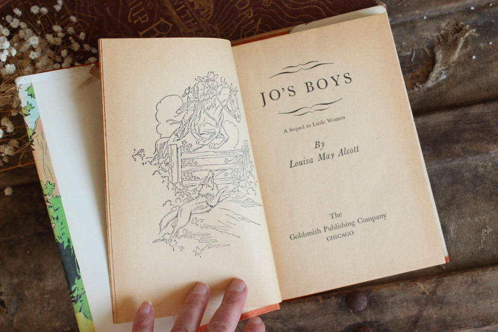 Vintage 1960s Book, "Jo's Boys" by Louisa May Alcott, A Sequel to Little Women
