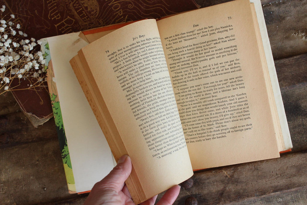 Vintage 1960s Book, "Jo's Boys" by Louisa May Alcott, A Sequel to Little Women