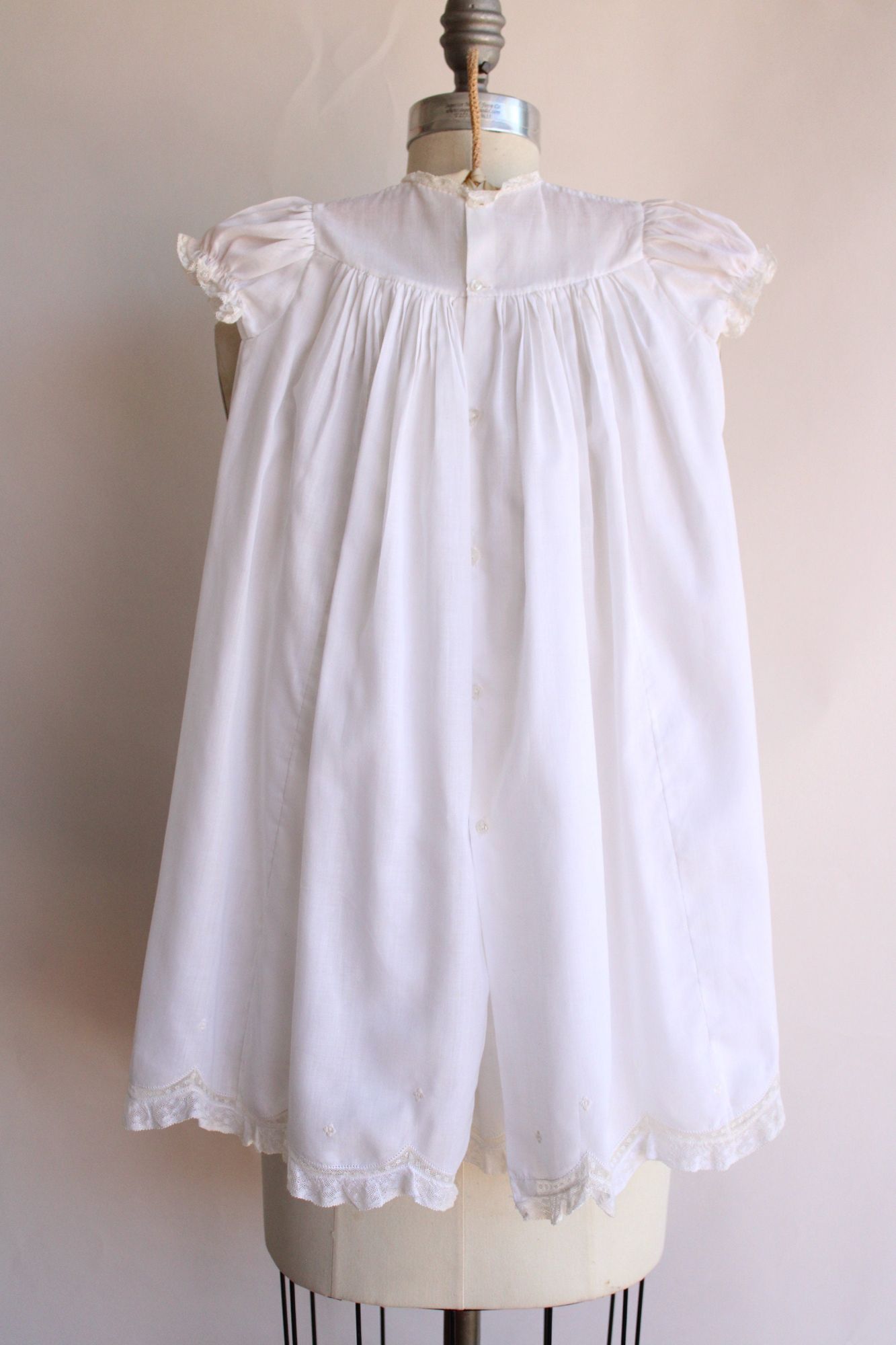 Vintage 1970s Baby Christening Dress