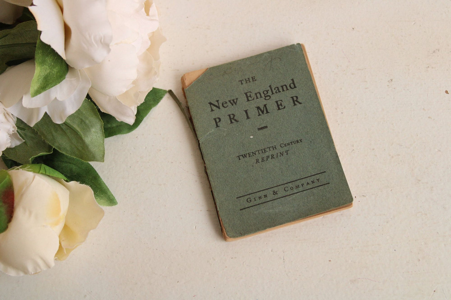 Vintage Antique 1900s Book, The New England Primer, Twentieth Century Reprint"