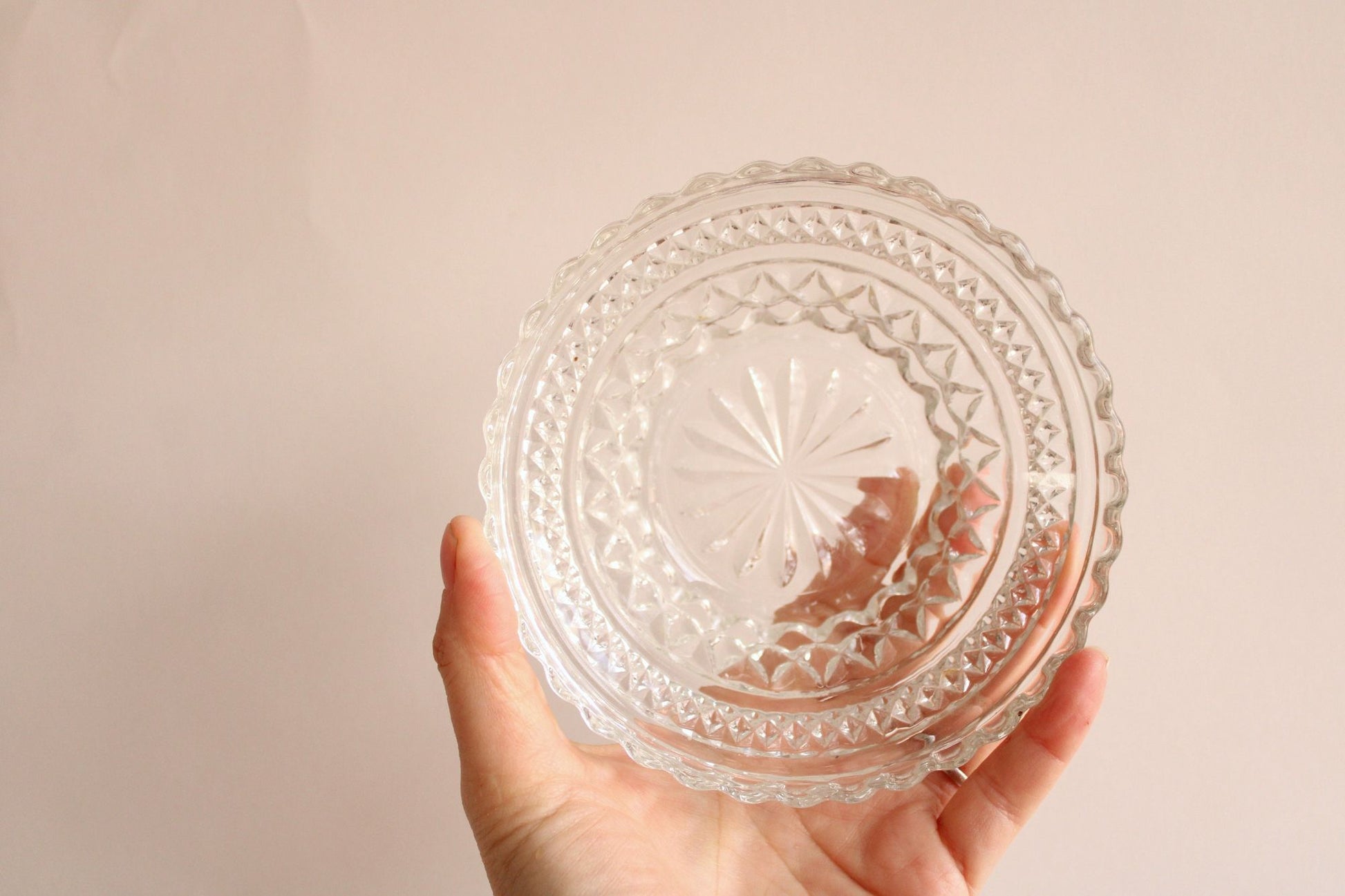 Vintage Cut Glass Bowl