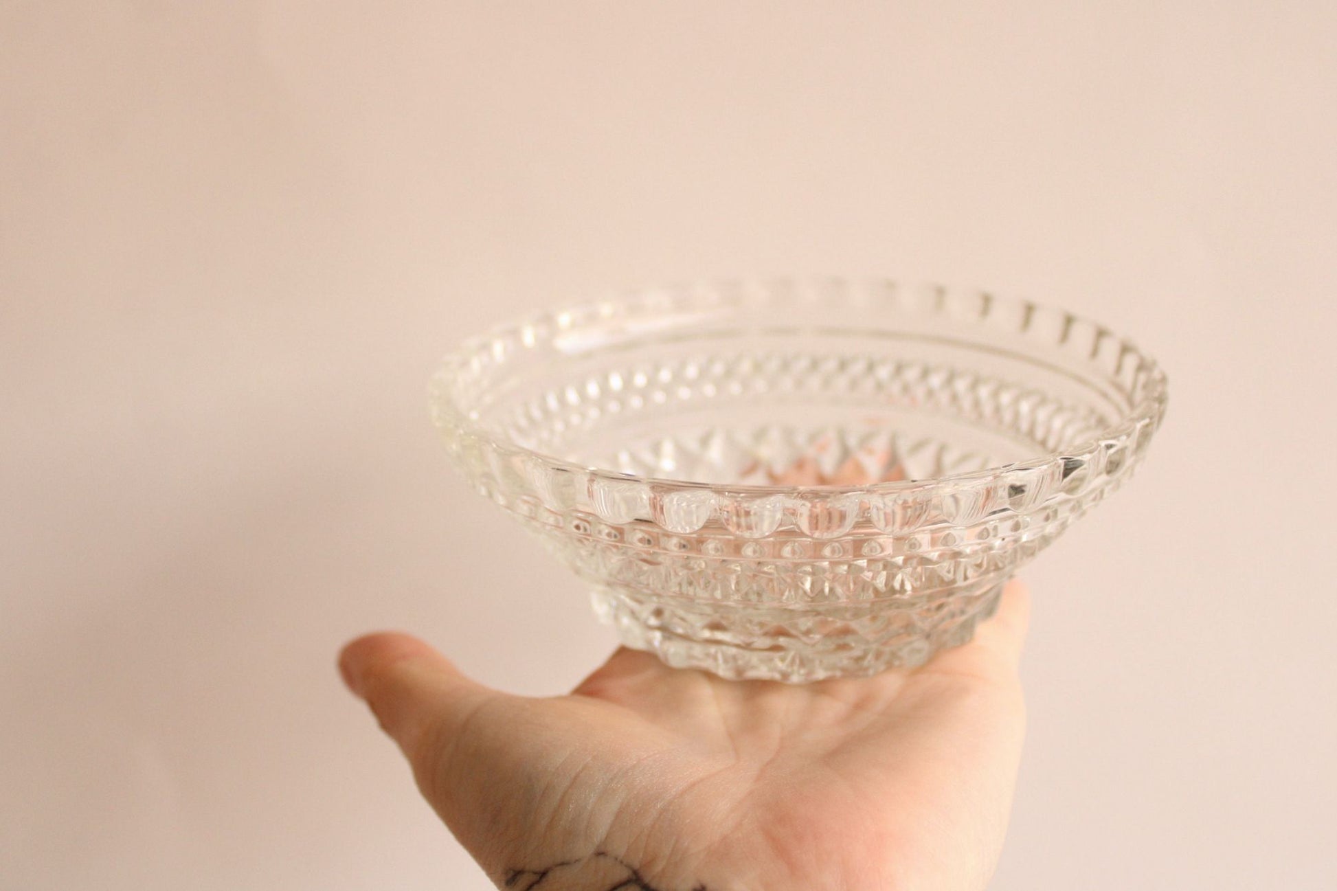 Vintage Cut Glass Bowl
