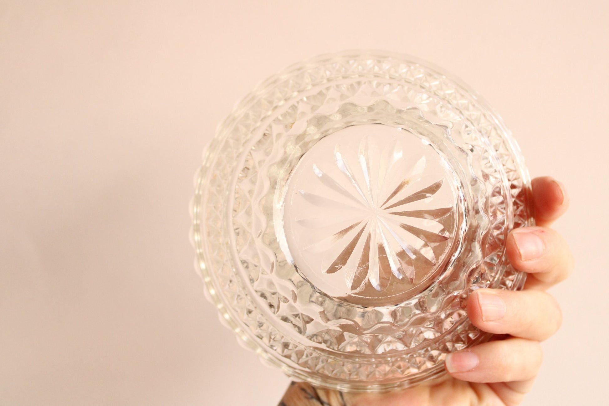 Vintage Cut Glass Bowl
