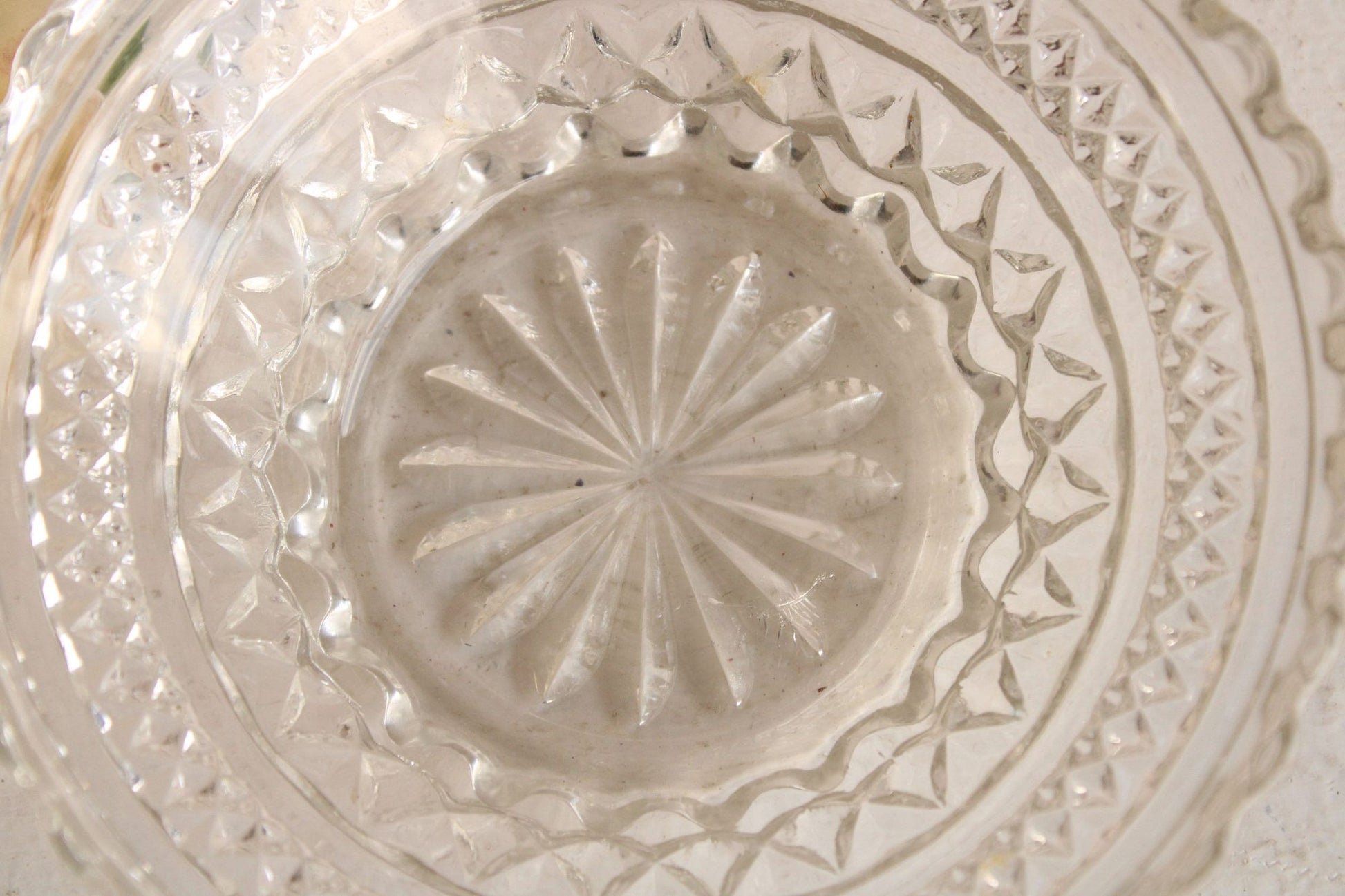 Vintage Cut Glass Bowl