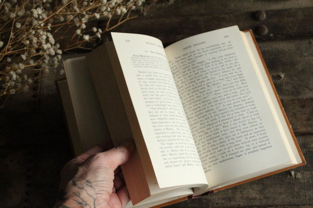 Vintage 1920s Book, "McGuffey's Sixth Eclectic Reader", Revised Edition American Co