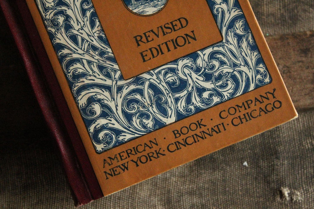 Vintage 1920s Book, "McGuffey's Sixth Eclectic Reader", Revised Edition American Co