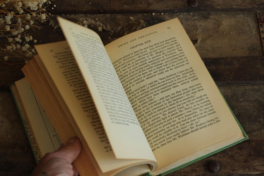 Vintage 1940s Book, "Pride and Prejudice",  by Jane Austen