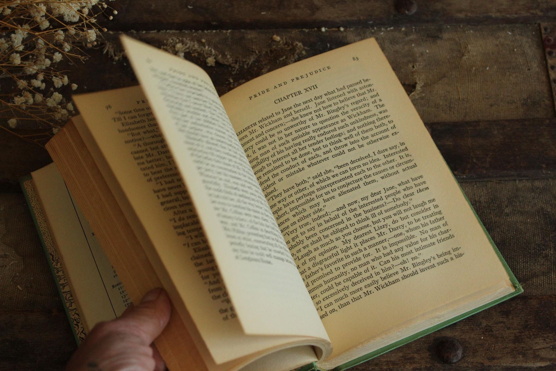 Vintage 1940s Book, "Pride and Prejudice",  by Jane Austen