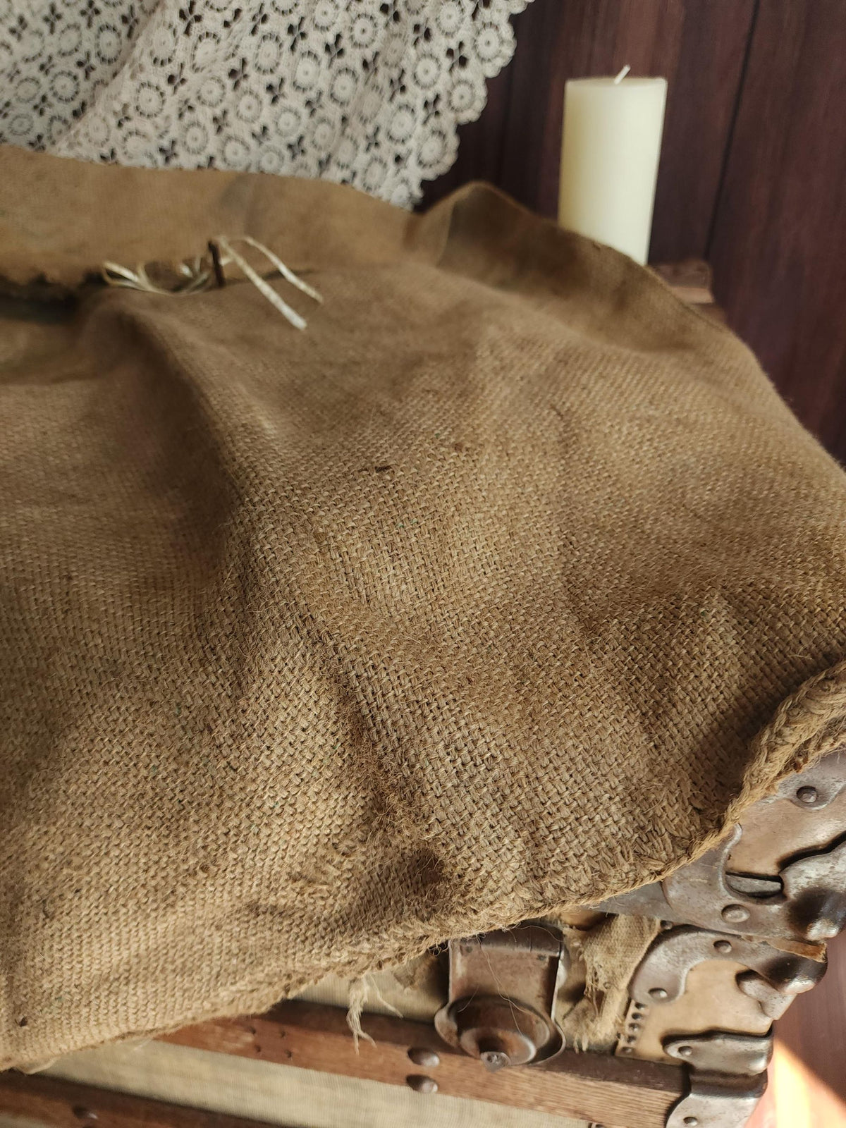Vintage 1960s 1970s Coffee Bean Sack