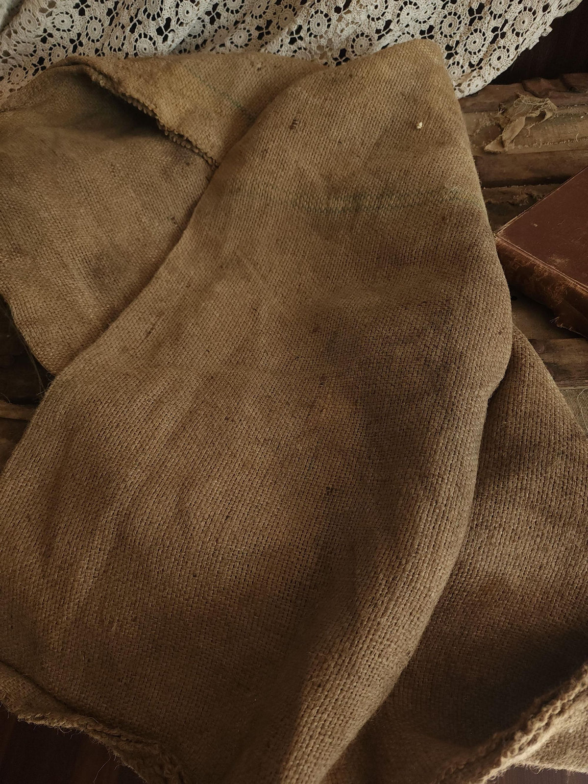 Vintage 1960s 1970s Coffee Bean Sack
