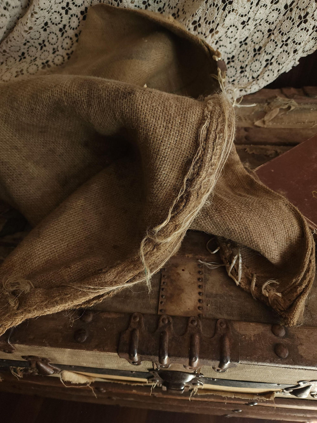 Vintage 1960s 1970s Coffee Bean Sack