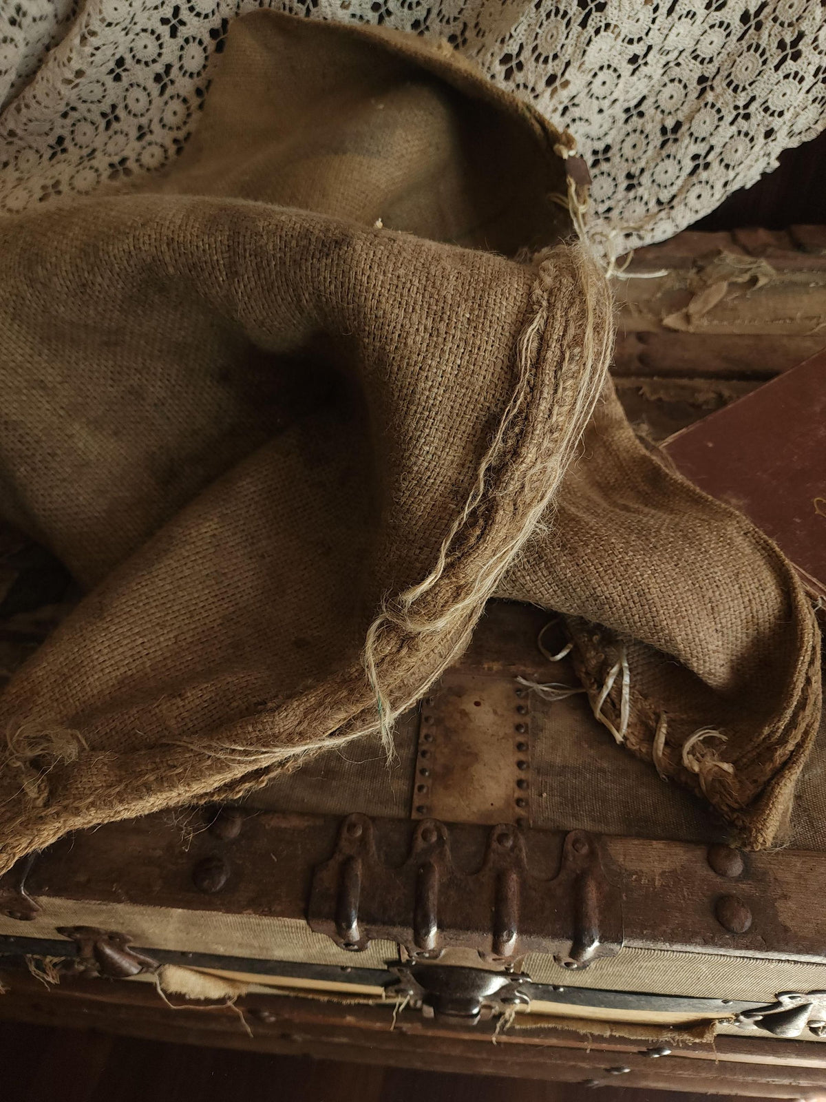 Vintage 1960s 1970s Coffee Bean Sack
