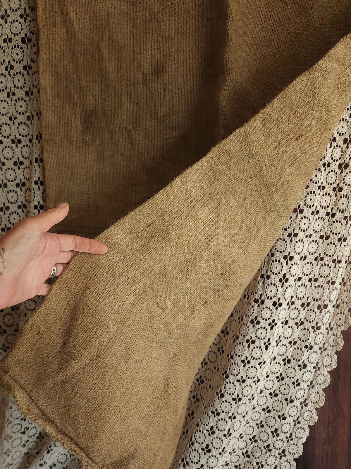 Vintage 1960s 1970s Coffee Bean Sack