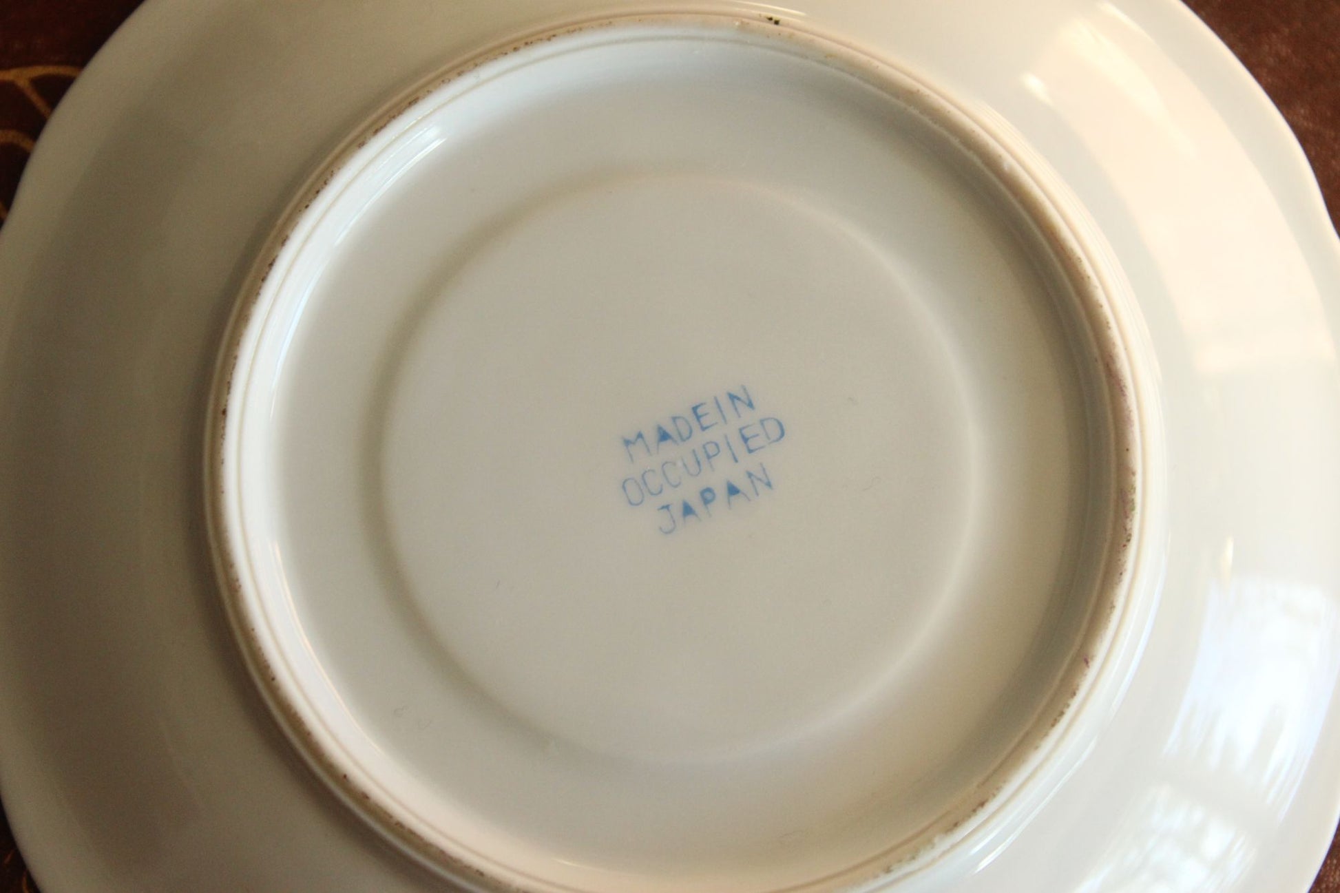 Vintage China Tea Saucer, Made In Occupied Japan