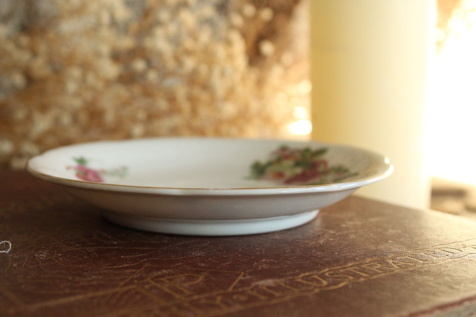 Vintage China Tea Saucer, Made In Occupied Japan