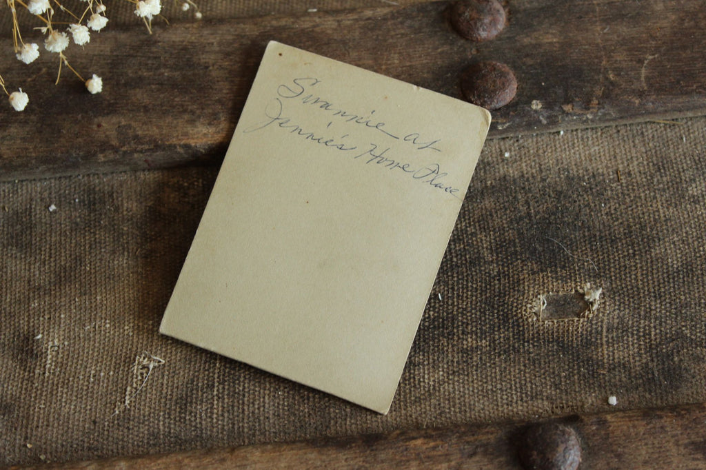 Vintage 1910s Photograph of a Smiling Woman