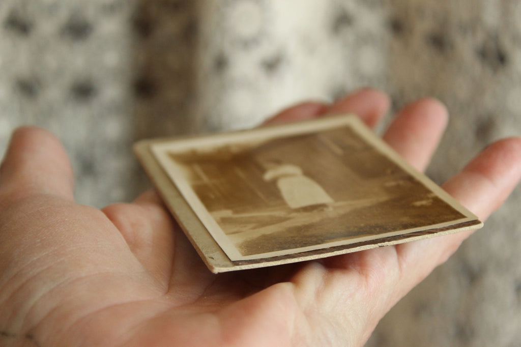 Vintage 1910s Photograph of a Smiling Woman