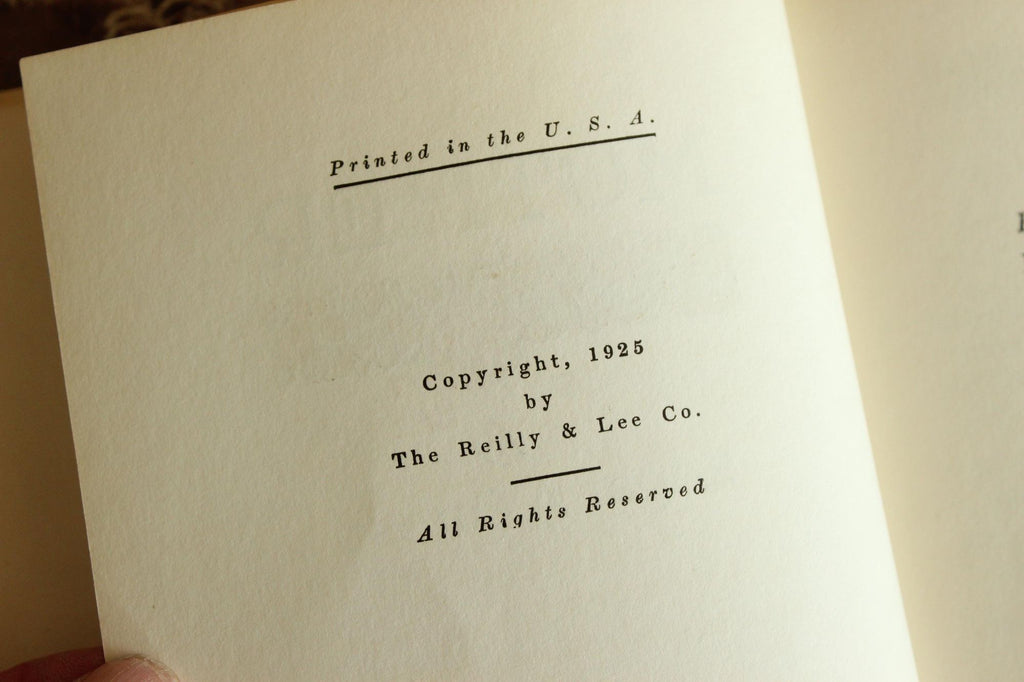Vintage 1920s Book, "Mother", by Edgar Guest, Published by The Reilly & Lee Co.