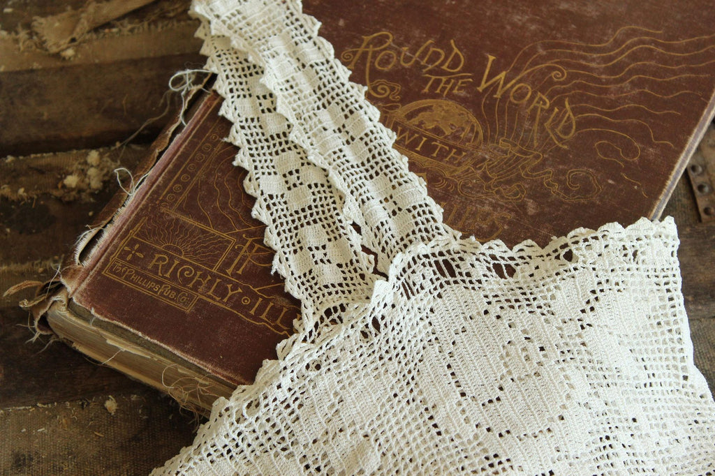 Vintage Antique 1910s Lace Camisole Trim