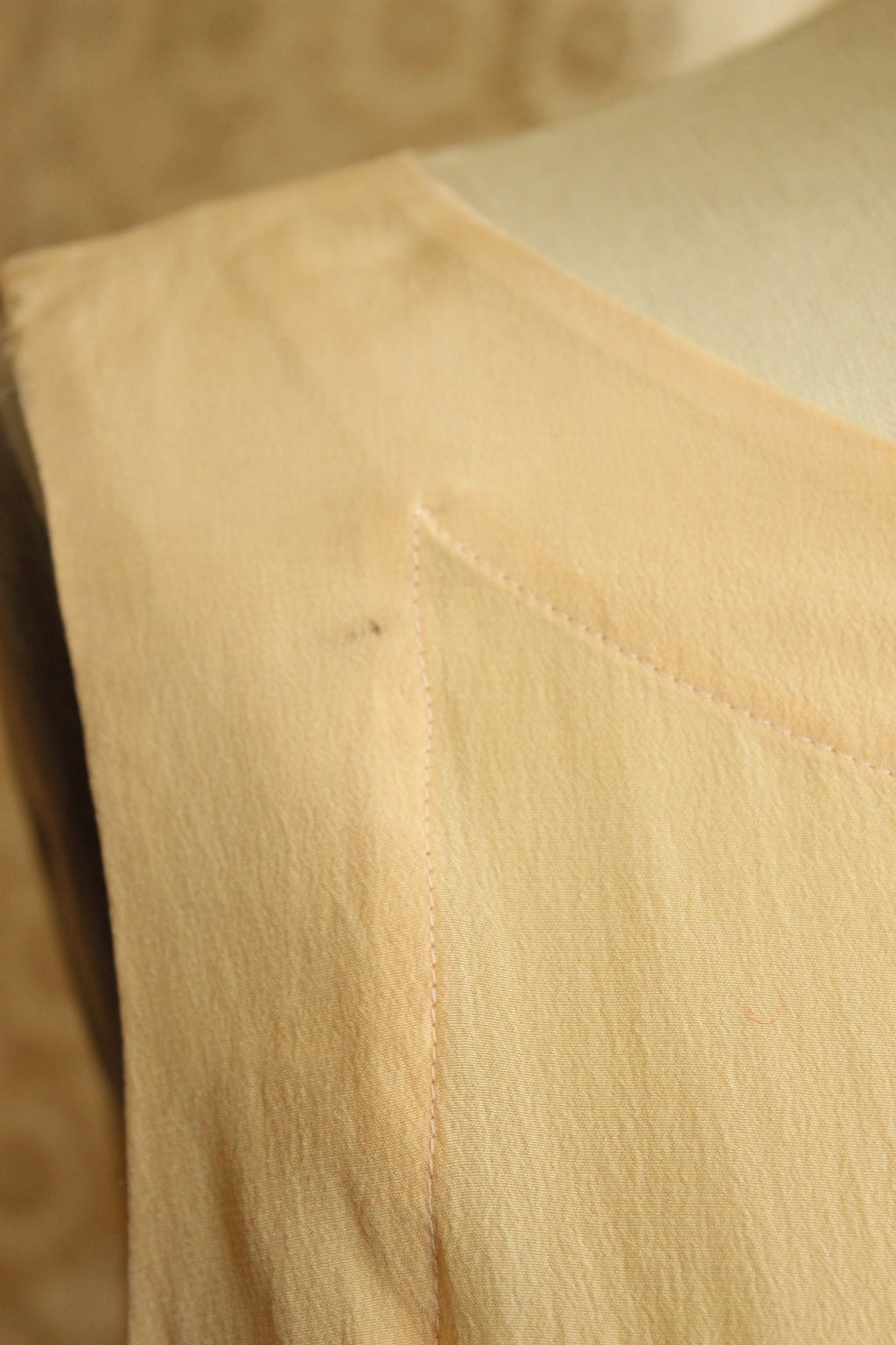 Vintage 1990s Ivory Silk Sleeveless Blouse