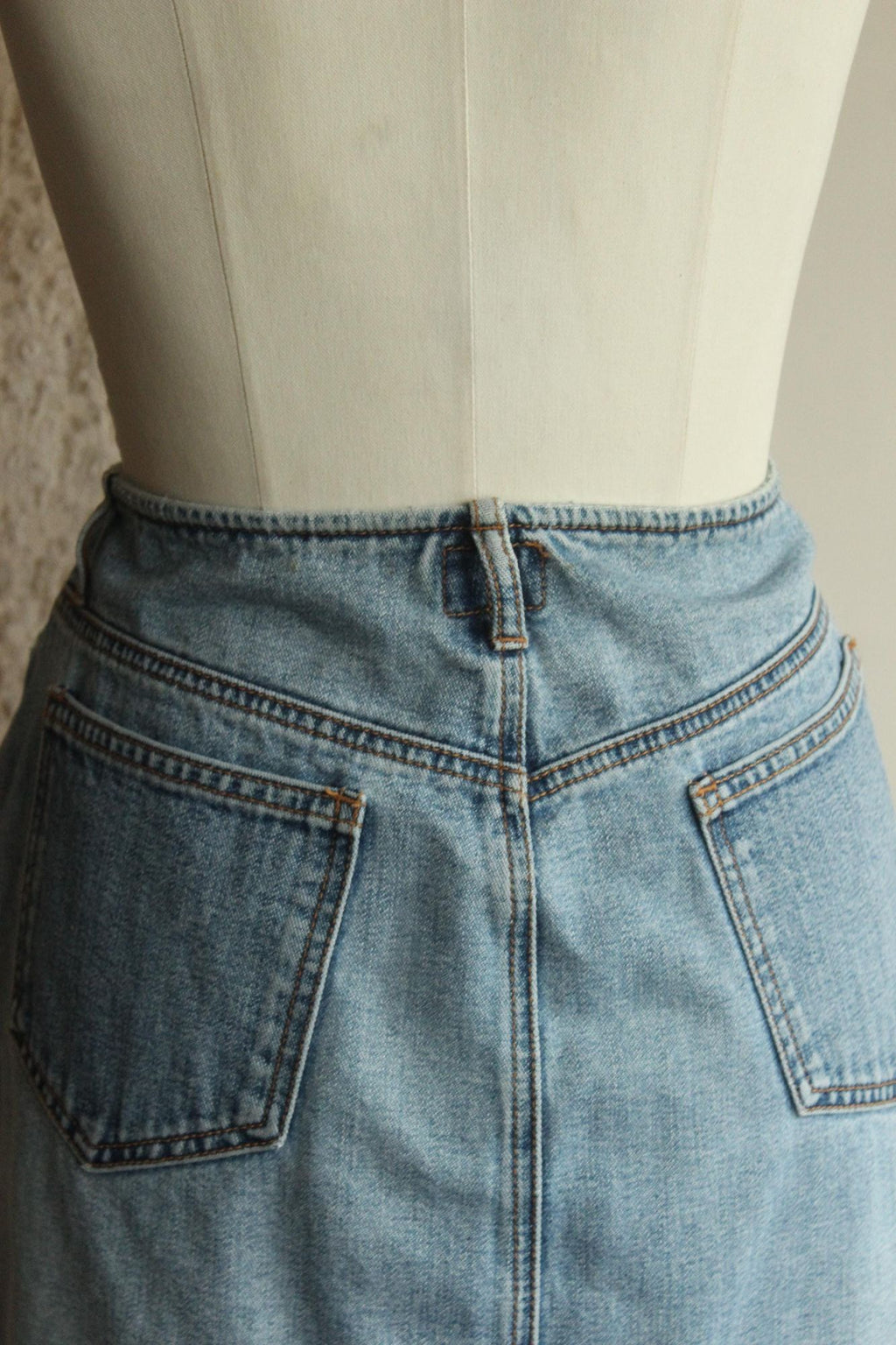 Vintage 2000s Calvin Klein Denim Mini Skirt