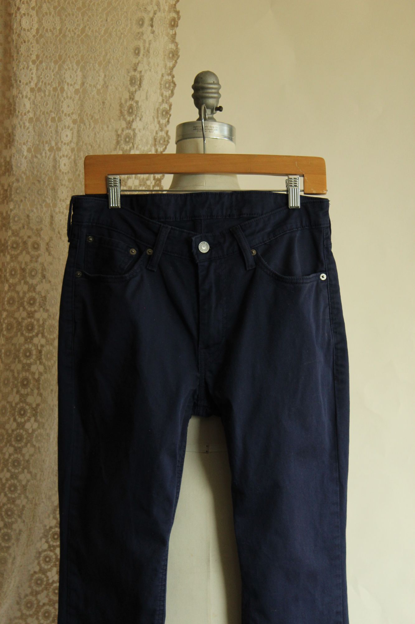 Levis Mens 511 Jeans, Navy Blue, 32W 32L, Slim