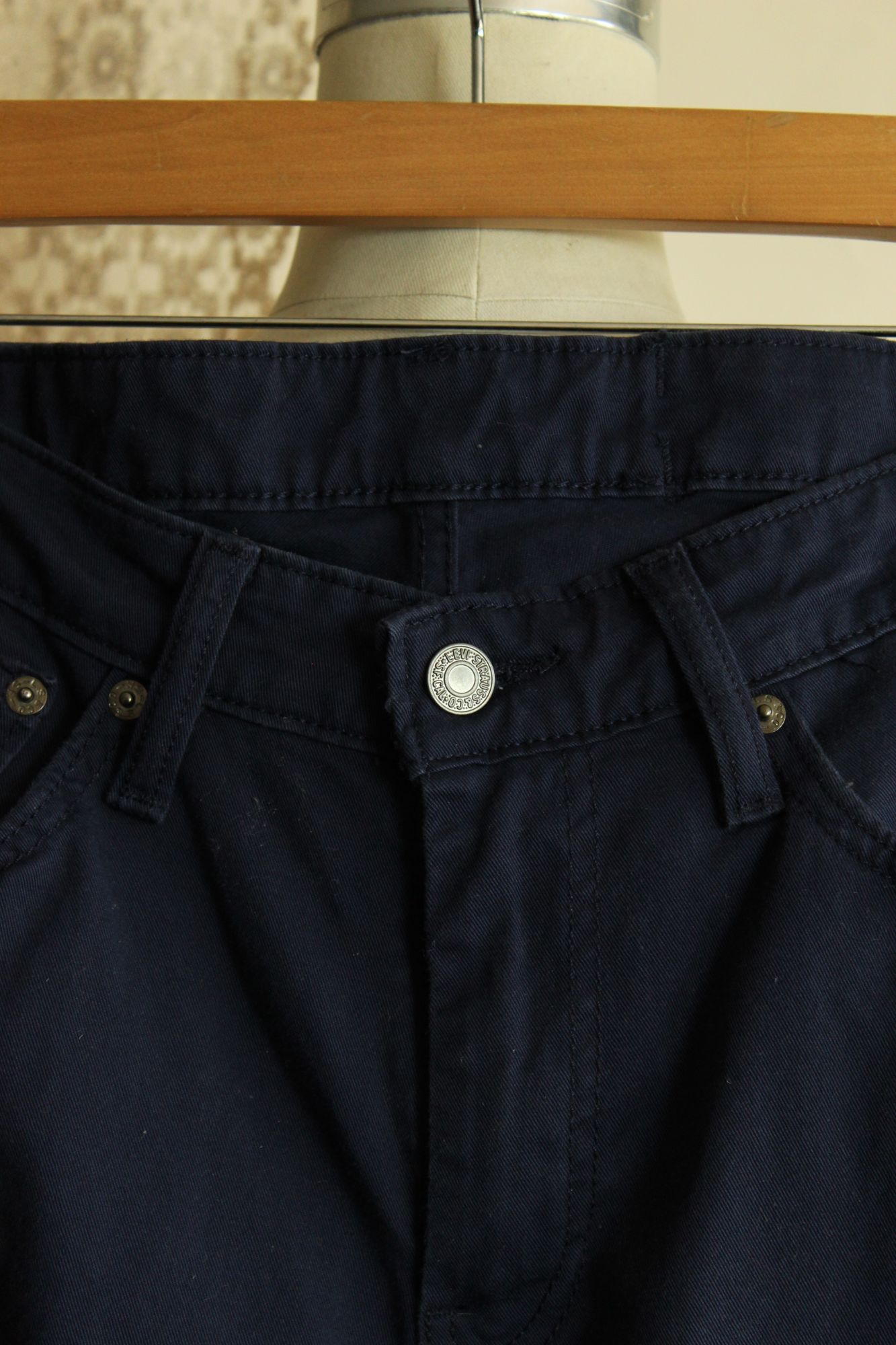 Levis Mens 511 Jeans, Navy Blue, 32W 32L, Slim