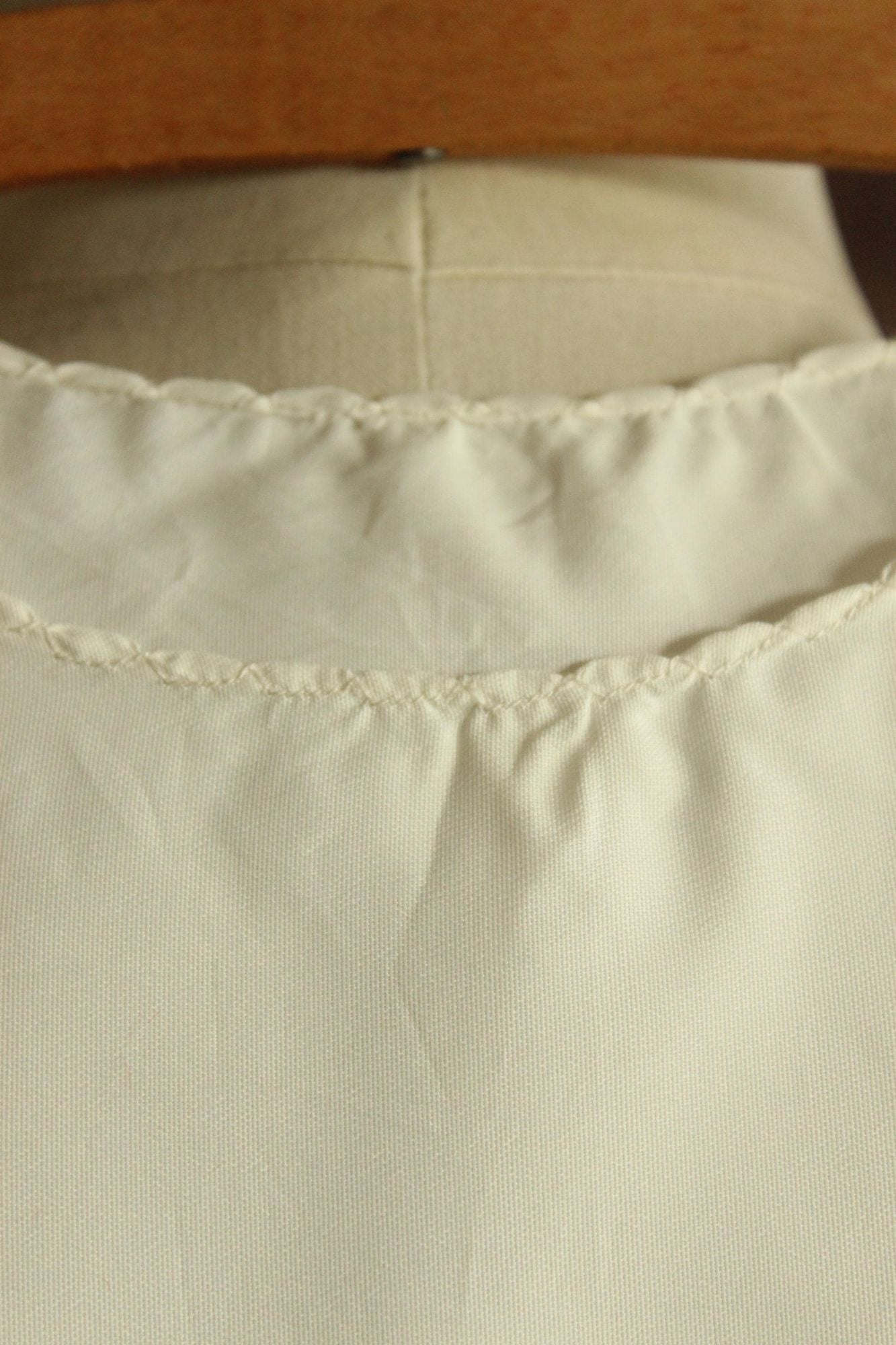 Vintage 1950s 1960s White Baby Slip Dress