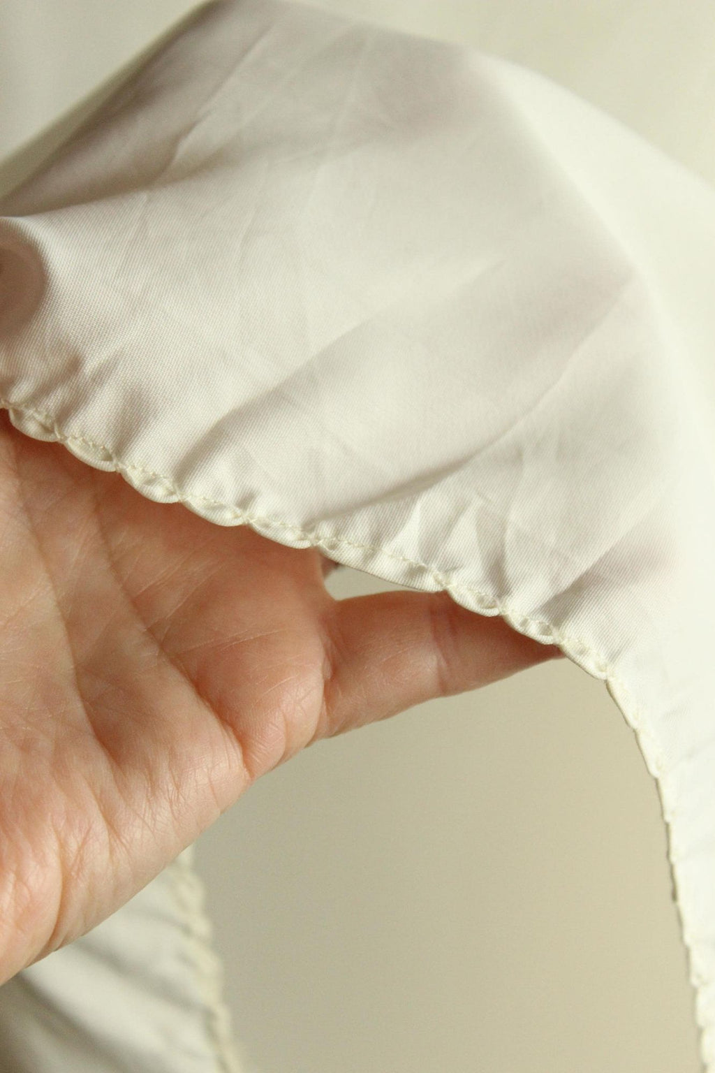 Vintage 1950s 1960s White Baby Slip Dress