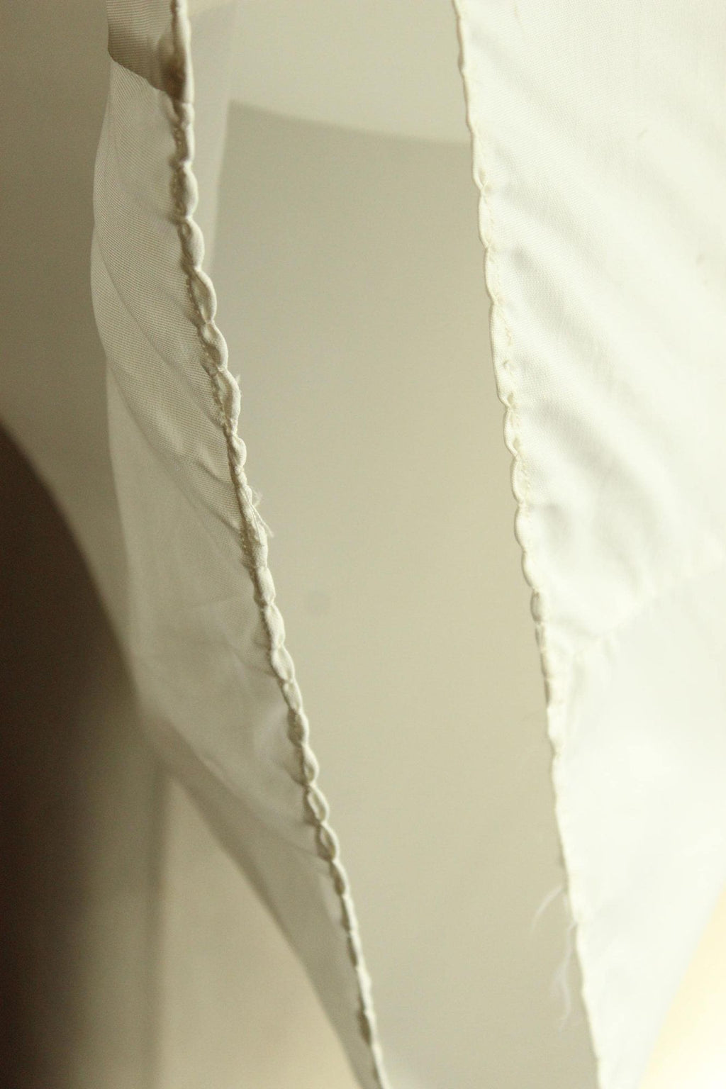 Vintage 1950s 1960s White Baby Slip Dress