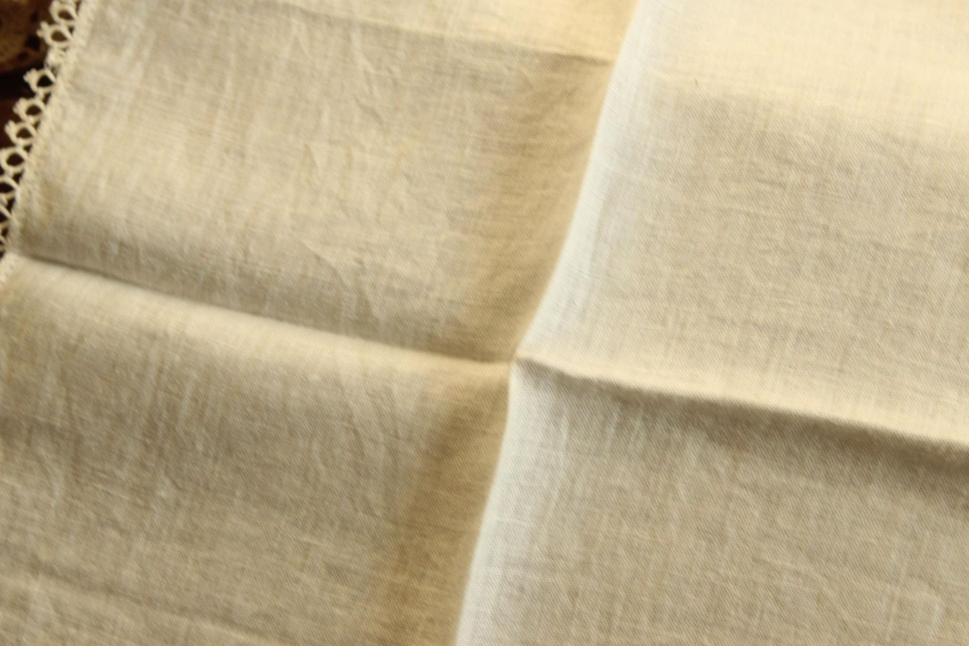 Vintage 1940s Handkerchief Embroidered with Black and Red Flowers