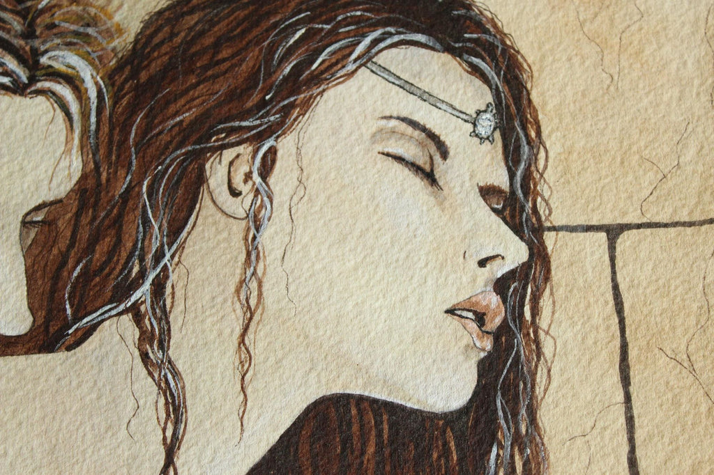 Tristan and Isolde Original Painting