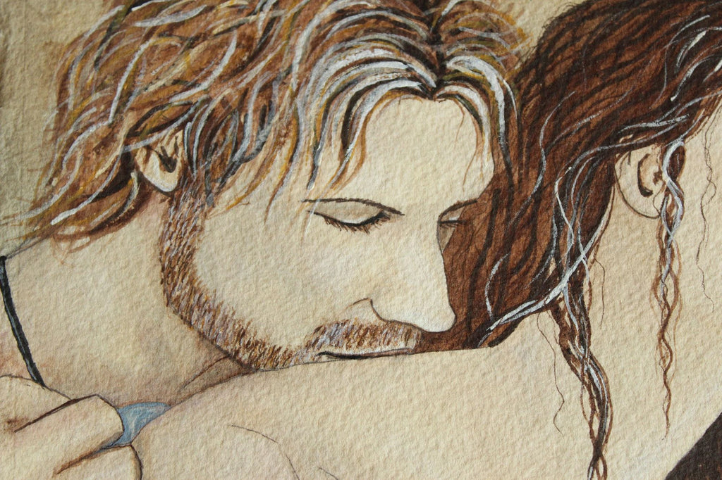 Tristan and Isolde Original Painting