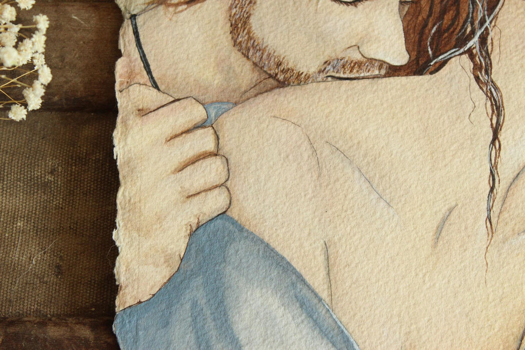 Tristan and Isolde Original Painting