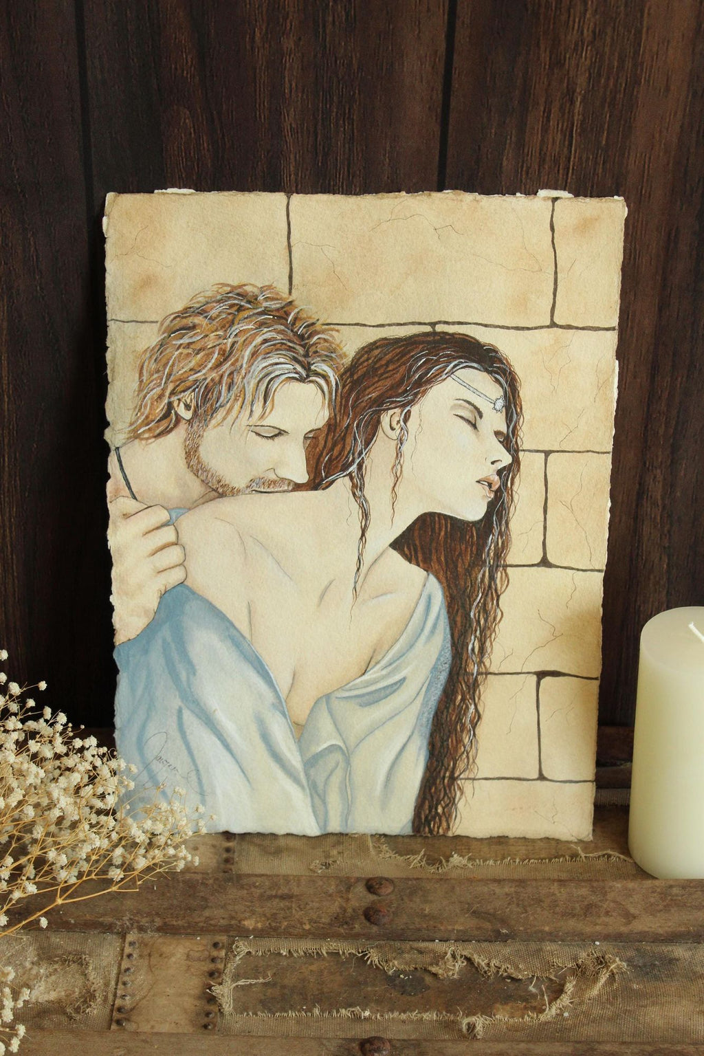 Tristan and Isolde Original Painting