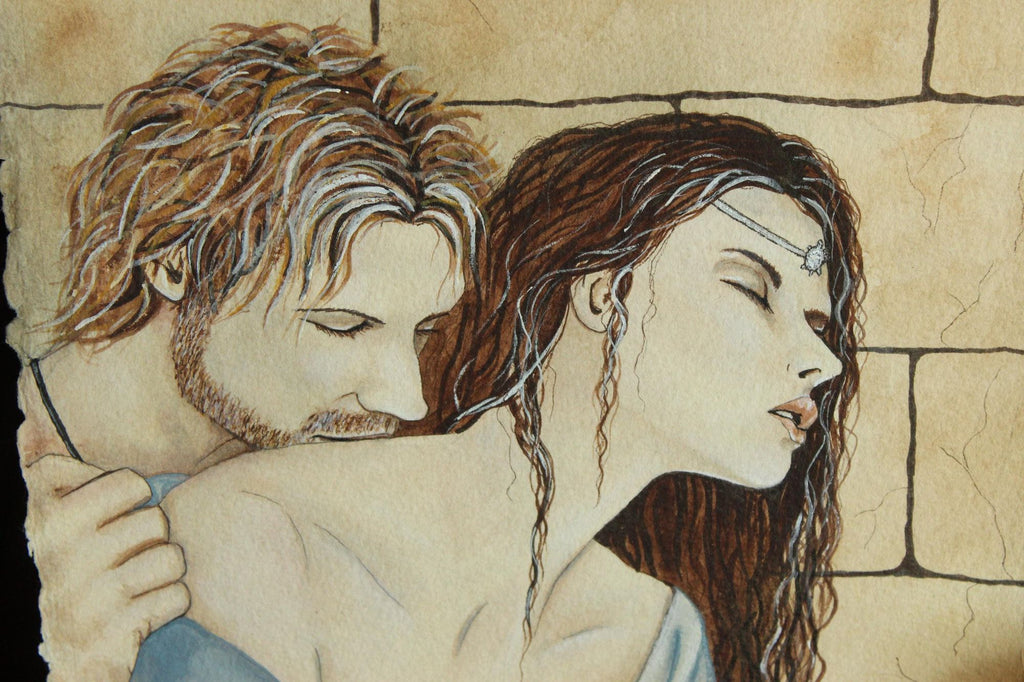 Tristan and Isolde Original Painting