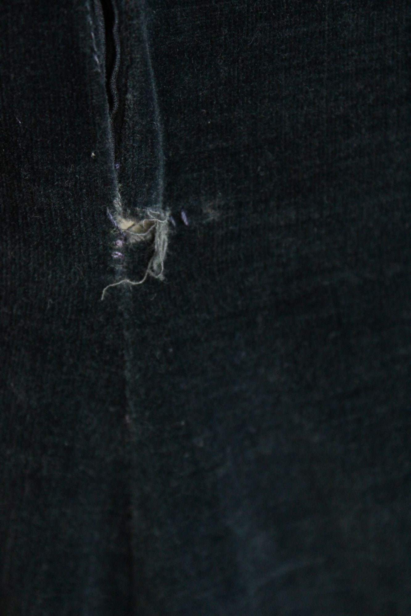 Vintage 1920s Navy Blue Velvet Dress and Bolero Jacket