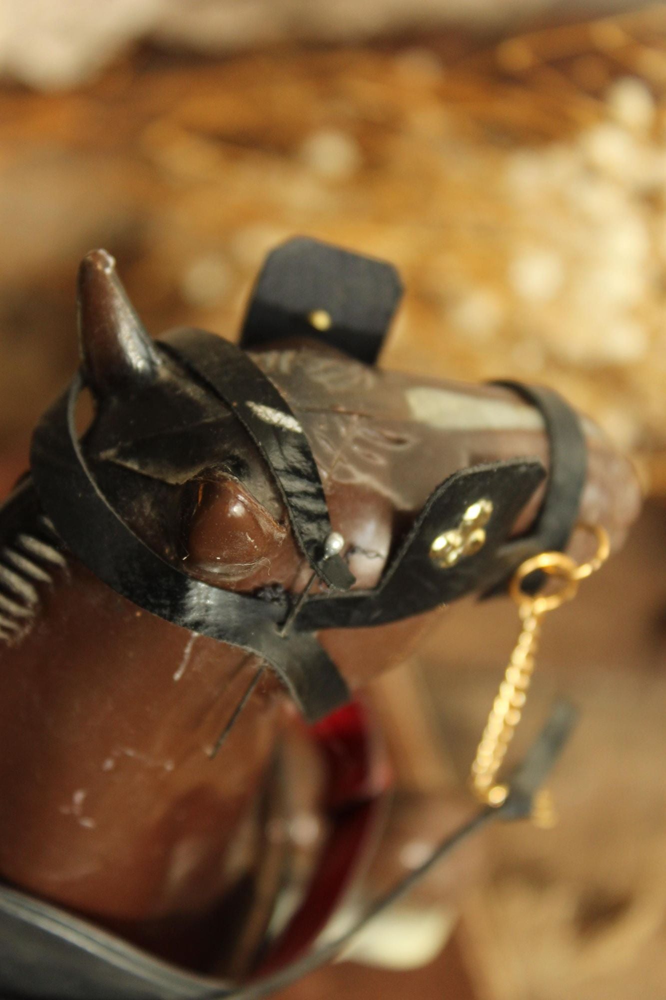 Vintage 1970s Clydesdale Model Horse Figurine 3165 with Harness