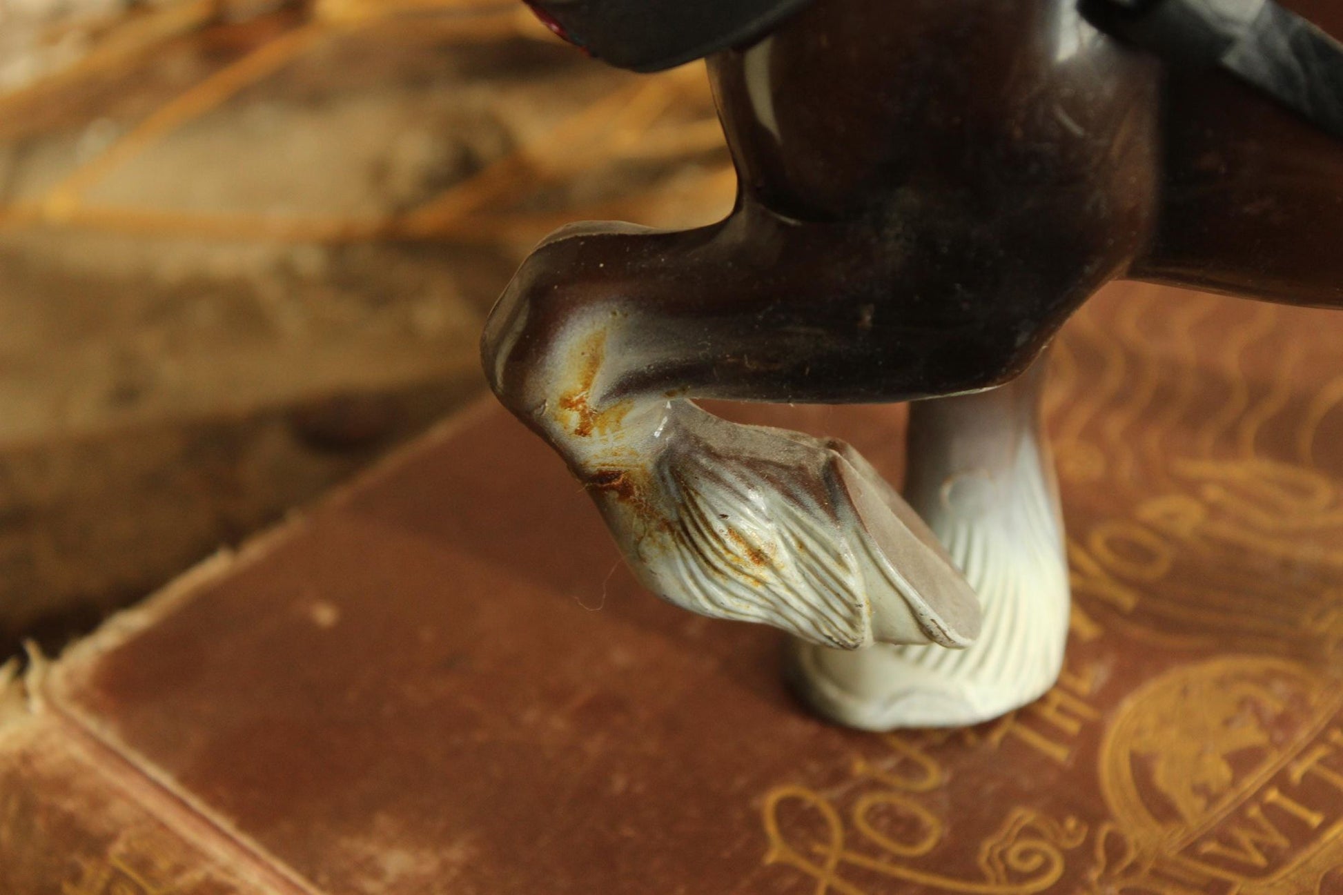 Vintage 1970s Clydesdale Model Horse Figurine 3165 with Harness