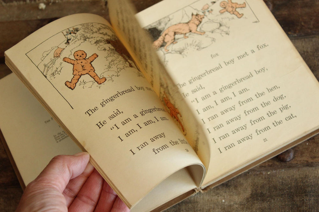 Vintage 1910s Book, "Reading Literary, The Primer", by Free and Treadwell, CA State Series