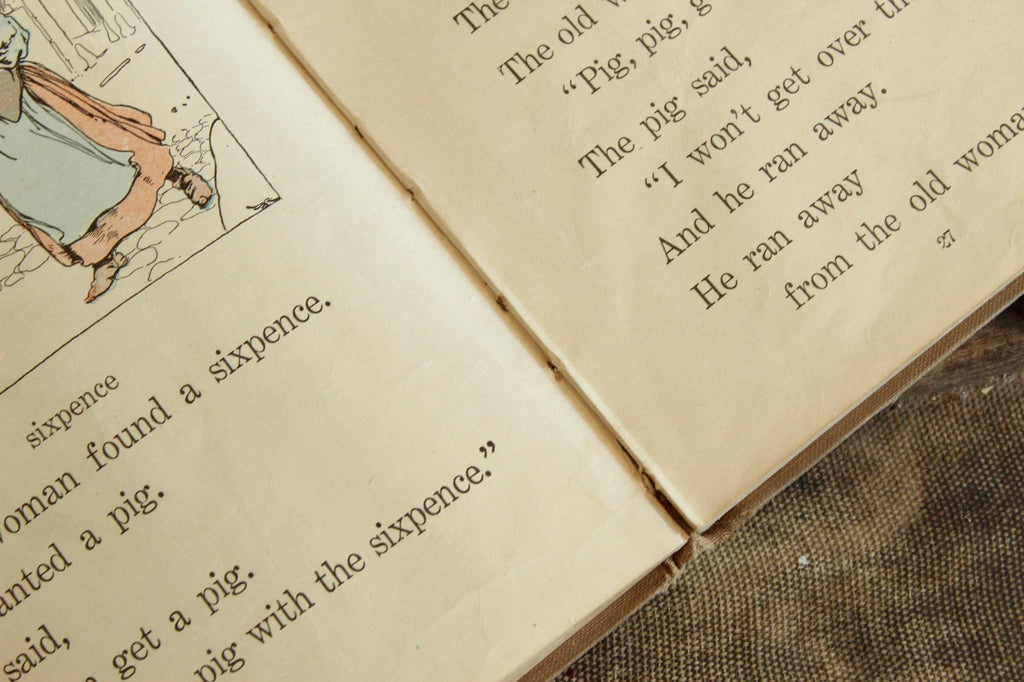 Vintage 1910s Book, "Reading Literary, The Primer", by Free and Treadwell, CA State Series