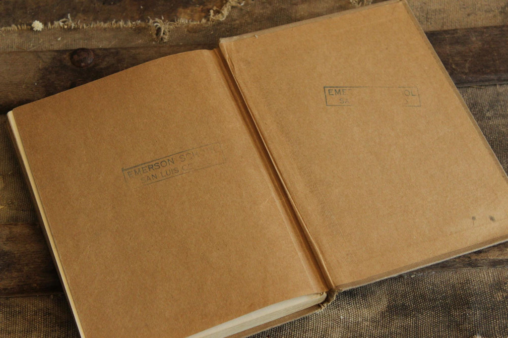 Vintage 1910s Book, "Reading Literary, The Primer", by Free and Treadwell, CA State Series