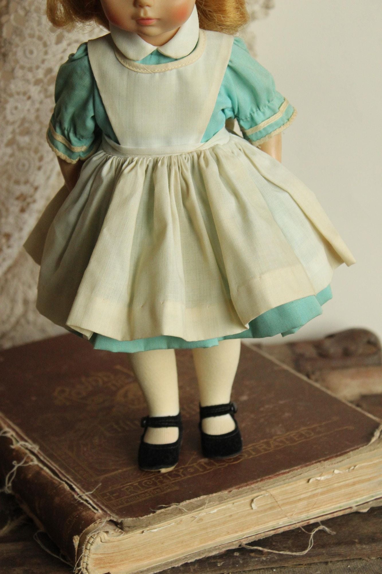 Vintage 1960s 1970s Madame Alexander Doll, Alice In Wonderland, Model # 1552