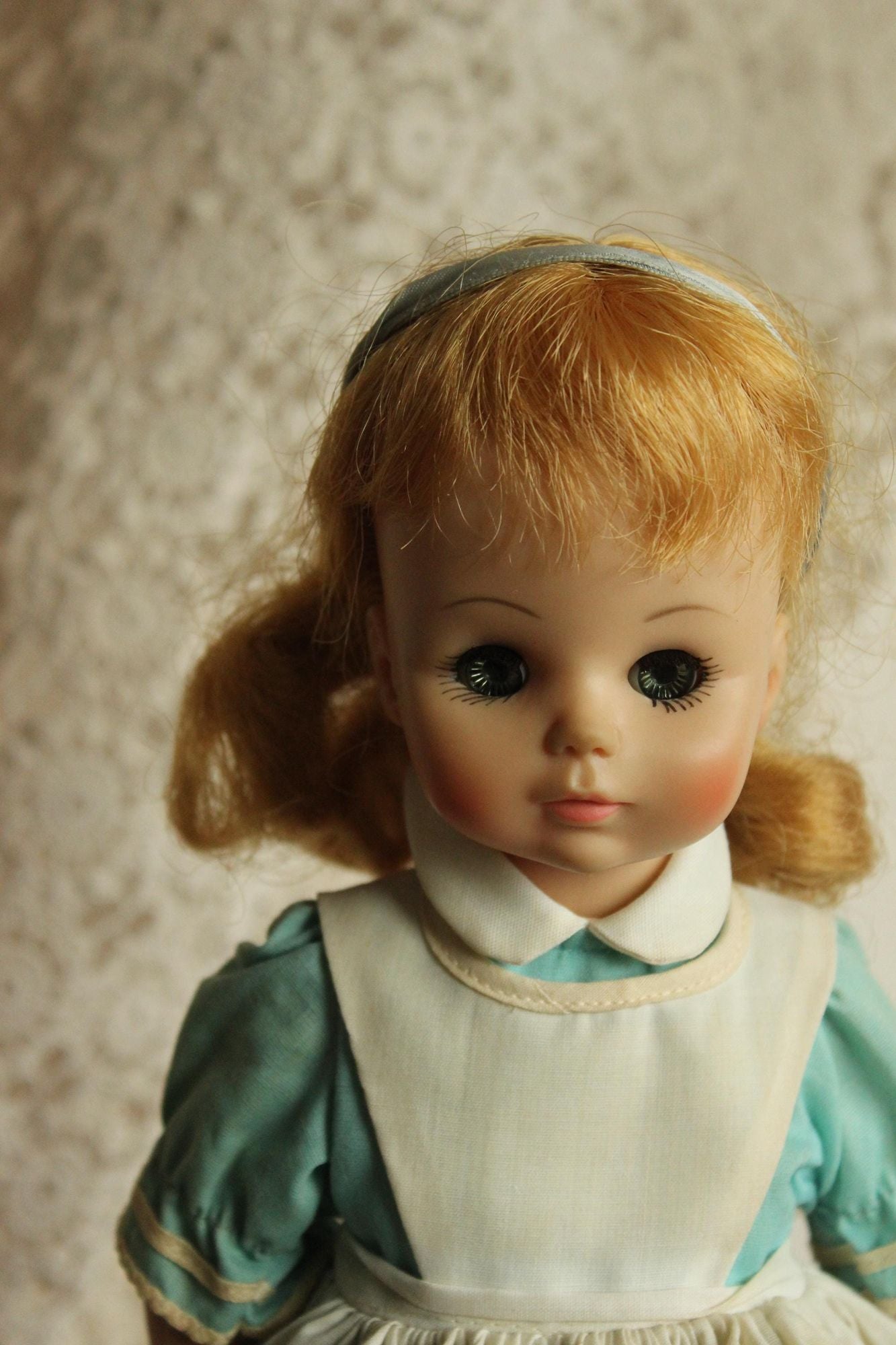 Vintage 1960s 1970s Madame Alexander Doll, Alice In Wonderland, Model # 1552