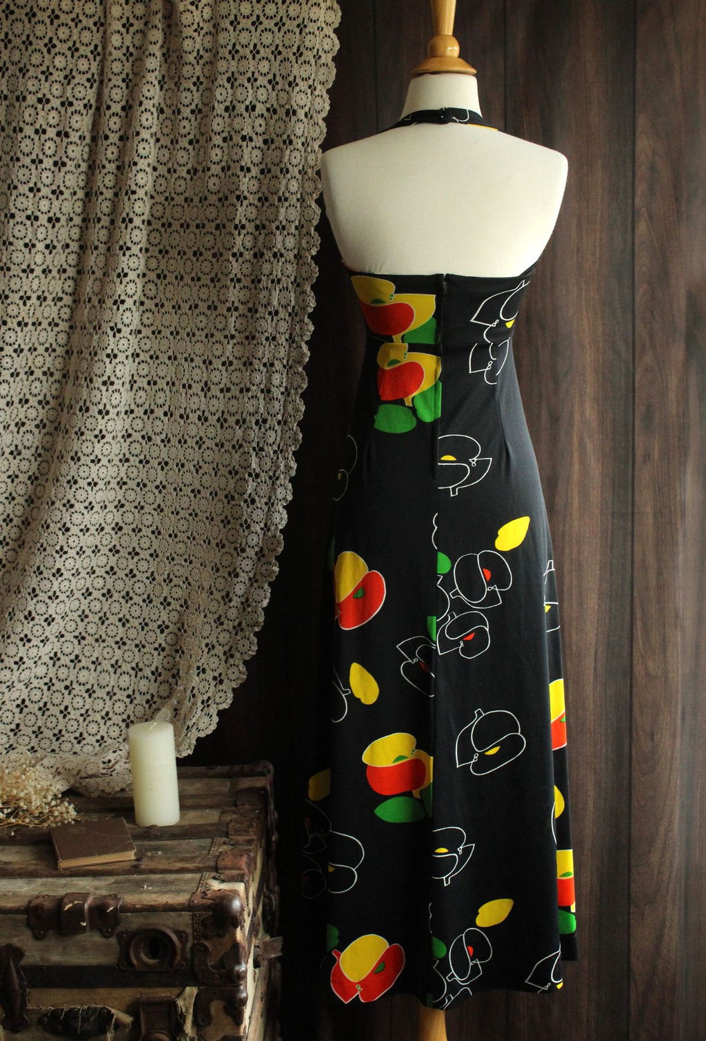 Vintage 1970s 1980s Joseph Magnin Maxidress